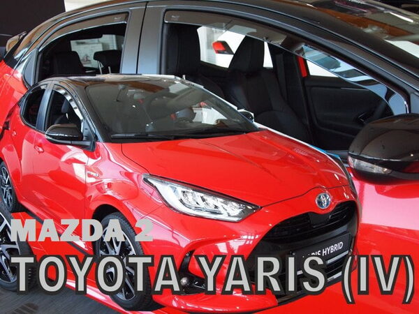 Ofuky oken - Mazda 2 hybrid 5D r.v. 2022-> (+zadní)