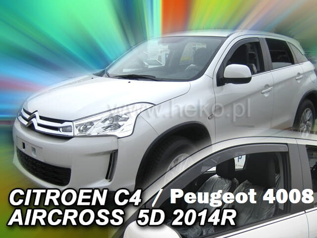 Ofuky oken - Peugeot 4008 5D r.v. 2012-2016, přední