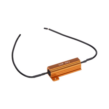 Rezistor pro žárovku 12V/21W, 6 ohm , hliníkové pouzdro