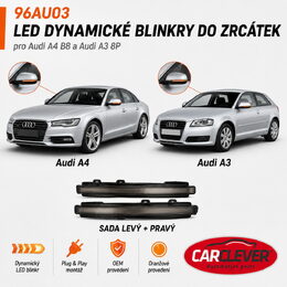 LEDM dynamické blinkry Audi A4, oranžové