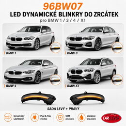 LEDM dynamické blinkry BMW 1, 2, 3, 4, X1