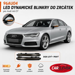 LEDM dynamické blinkry Audi A6, oranžové