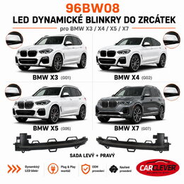 LEDM dynamické blinkry BMW kouřové X3, X4, X5, X7