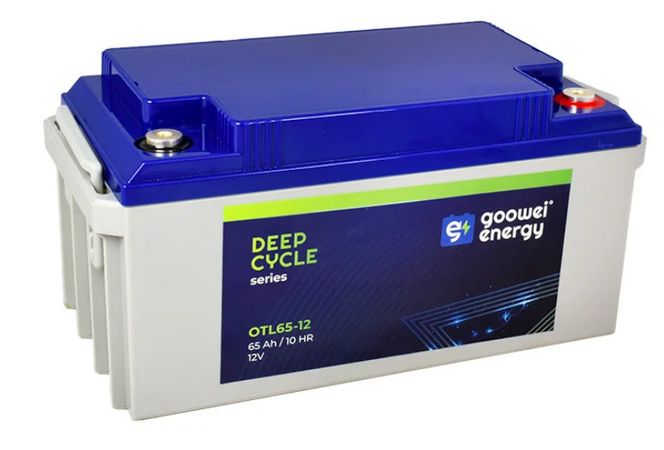 Trakční (AGM) baterie GOOWEI ENERGY OTL65-12, 65Ah, 12V