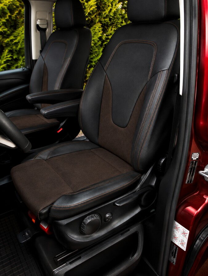 Autopotahy na míru MERCEDES V-KLASSE, 2 MÍSTA, od r. 2014 do dnes, AUTHENTIC VELVET hnědé