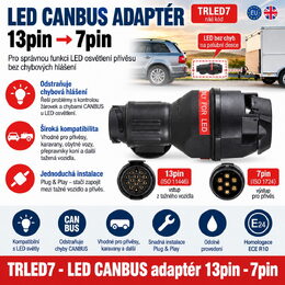 LED CANBUS adaptér 13pin - 7pin