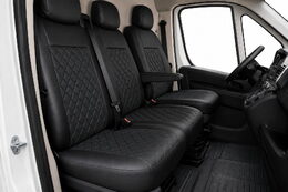 Autopotahy Citroen Jumper II, 3 místný, od r. 2006, a FL od r. 2016, ekokůže CARO černé
