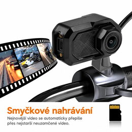 Motocyklová FULL HD, WiFi kamera, IP66