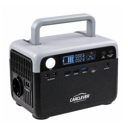 Nabíjecí stanice CARCLEVER - powerbanka, 230,4 Wh, AC-300W