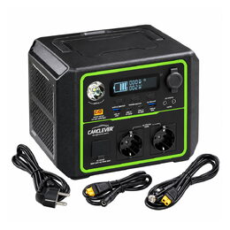 Nabíjecí stanice CARCLEVER - powerbanka, 336 Wh, AC-600W