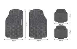 Univerzální autokoberce PVC 73x43/45x43cm