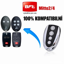 Náhrada dálkového ovladače BFT MITTO4 433,92 MHz