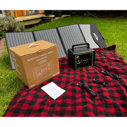 Nabíjecí stanice CARCLEVER - powerbanka, 336 Wh, AC-600W