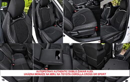 Autopotahy na míru VOLKSWAGEN CRAFTER II, 7 MÍST, od r. 2017 AUTHENTIC DOBLO žakar audi
