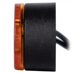 Boční obrysové světlo LED, oranžový ovál 12/24V - Homologace