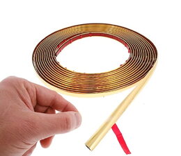 Samolepící lišta zlatá 14mm x 5m