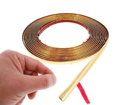 Samolepící lišta zlatá 12mm x 8m