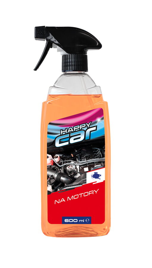 Čistič na motory HAPPY CAR 600 ml - rozprašovač