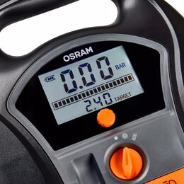 OSRAM Akumulátorový automatický digitální pneu kompresoror, 12V