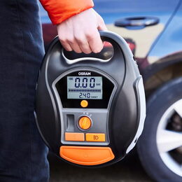 OSRAM Akumulátorový automatický digitální pneu kompresoror, 12V