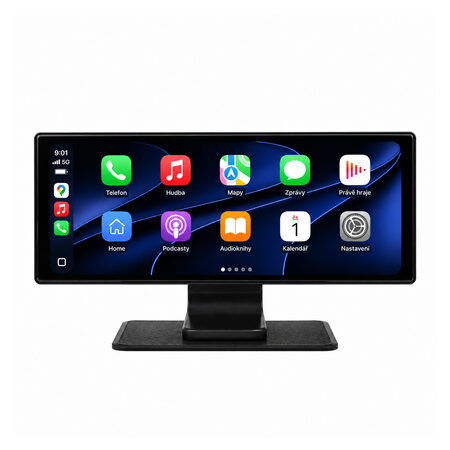 Monitor 10,26" s Apple CarPlay, Android auto, Bluetooth, micro SD, kamerový vstup