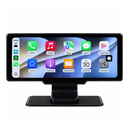 Monitor 8,1" s Apple CarPlay, Android auto, Bluetooth, micro SD, kamerový vstup, magnetick