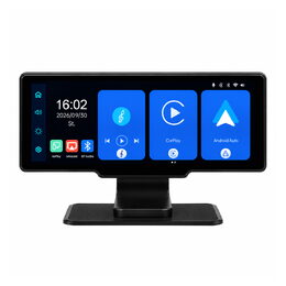 Monitor 8,1" s Apple CarPlay, Android auto, Bluetooth, micro SD, kamerový vstup, magnetick