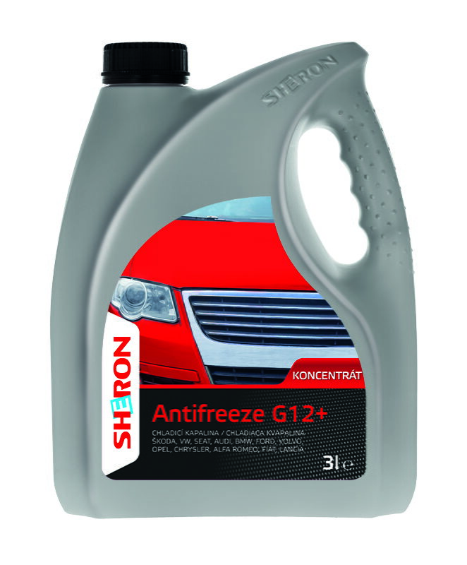 Chladicí kapalina Antifreeze G12+ 3 lt SHERON (koncentrát)