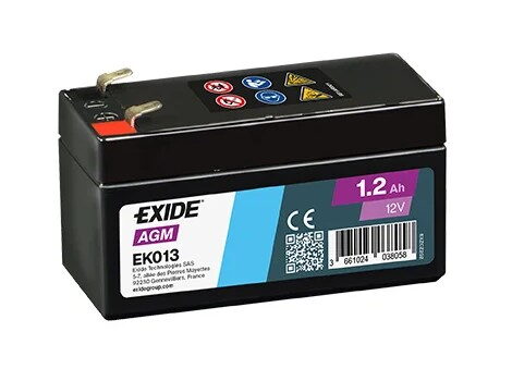 Autobaterie EXIDE Start-Stop Auxiliary 12V 1.2Ah 18A EK013