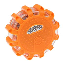 LED výstražné světlo 3x AAA oranžové 15LED + baterka