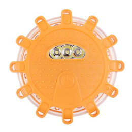 LED výstražné světlo 3x AAA oranžové 15LED + baterka