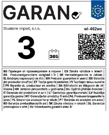 LED světlo obdélníkové bílé/oranžové, 60W, 105x117mm, ECE R65