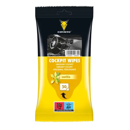 COYOTE čisticí ubrousky - COCKPIT Vanilka 30ks