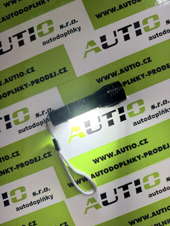 LED nabíjecí kapesní svítilna XPE 3W 120lm + COB 1W 100lm