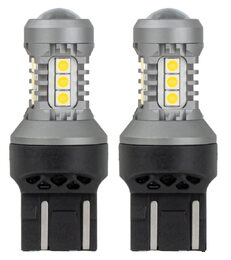 LED žárovky W21/5W bílá, 15SMD 3030 12/24V - 2ks