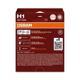 Autožárovky Osram H1 12V 55W NIGHT BREAKER LASER +150% 2ks