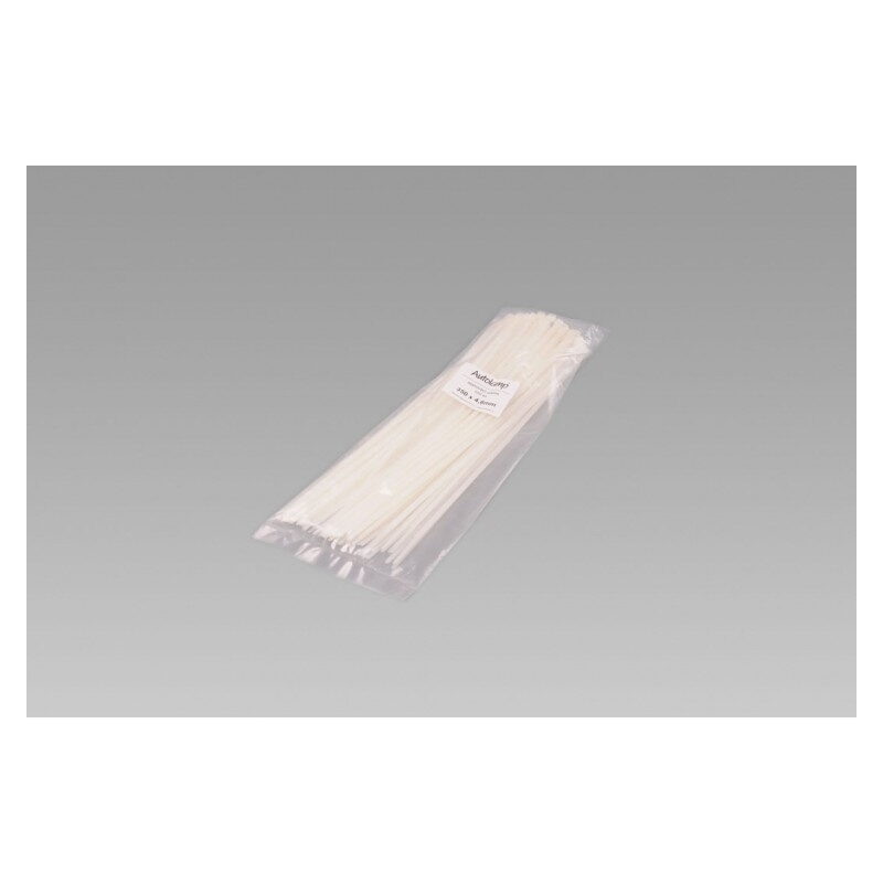Sada stahovacích pásek pro montáž krytů kol - 16ks bílé