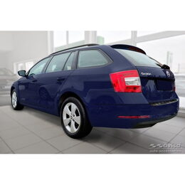 Ochranná lišta hrany kufru - Škoda Octavia III RS Combi r.v. 2013-2019 před i po FL, černá