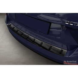 Ochranná lišta hrany kufru - Škoda Octavia III RS Combi r.v. 2013-2019 před i po FL, černá