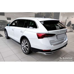 Ochranná lišta hrany kufru - Škoda Octavia IV Scout r.v. 2020->, stříbrná