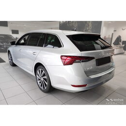 Ochranná lišta hrany kufru - Škoda Octavia IV Combi r.v. 2019-2024, FL 2024->, stříbrná