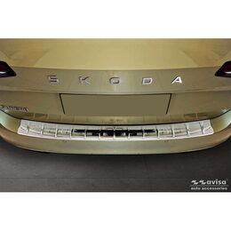 Ochranná lišta hrany kufru - Škoda Superb IV Combi r.v. 2024->, stříbrná lesklá