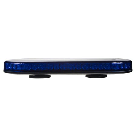 SLIM rampa modrá, 42LEDx3W, magnet, 12-24V, 365mm, ECE R10