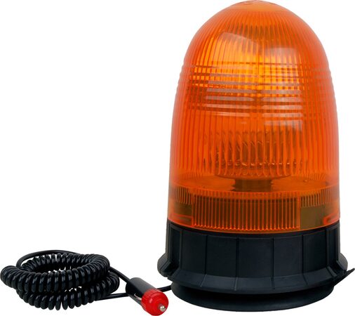 x Halogen maják, 12-24V, oranžový magnet, ECE R10