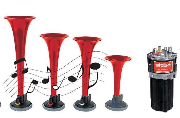 STEBEL MP4 MUSIC "Tequilla" 12V fanfáry