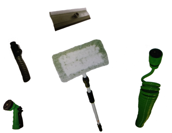 Kartáč mycí teleskopický - komplet