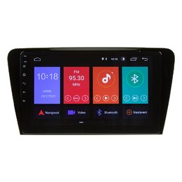 Autorádio pro Škoda Octavia III 2013-2018 s 10,1" LCD, Android, WI-FI, GPS,Mirrorink,Bluet