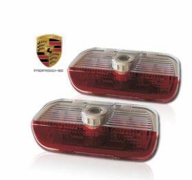 x LED logo projektor pro vozy Porsche Cayenne integrován v osvětlení dveří