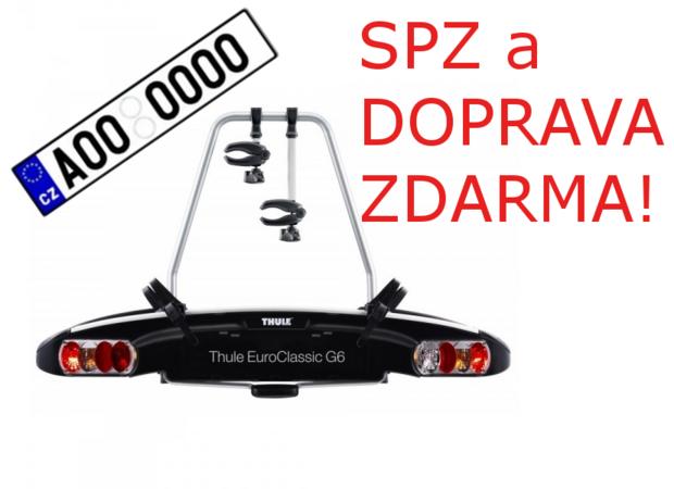 Nosič kol Thule EuroClassic G6 929 SPZ a DOPRAVA ZDARMA