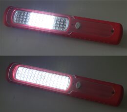x AKU LED svítilna 60LED pracovní i rekreační lampa s dynamem a magnetem